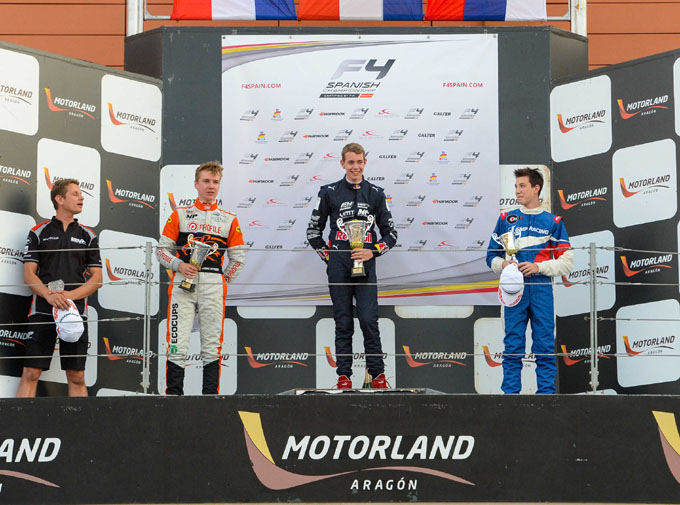 Spaans F4 podium